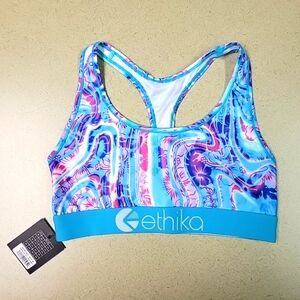 Ethika The Staple The S-Bra Women's Size M Colorful Sports Bra Workout